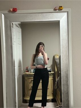 Express Black Mid Rise Dress Pants